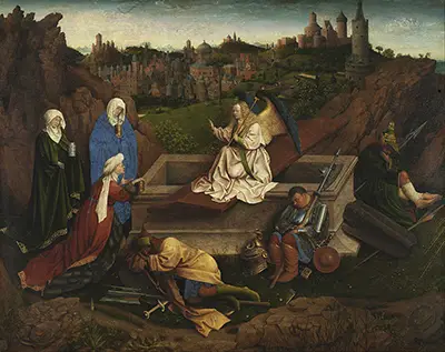 The Three Marys at the Tomb Hubert van Eyck
